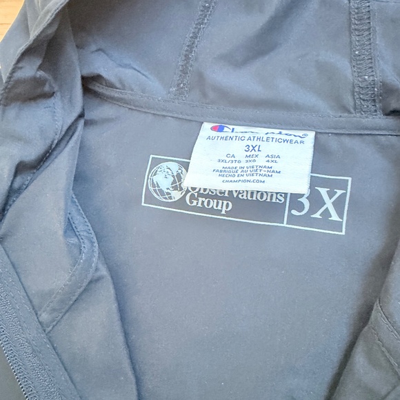 Champion x Forward Observations Group “FK You Rear View” Windbreaker Jacket 3XL - Picture 4 of 4